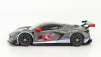 Truescale Chevrolet C8.r 5.5l V8 Team Corvette Racing N 4 12h Sebring Lhd 2021 T.milner - N.tandy - A.sims 1:64 Silver