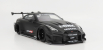 Truescale Nissan Gt-rr (r35) Liberty Walk 2016 1:18 Matt Black