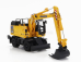 Universal hobbies Komatsu Pw180 Escavatore Gommato - Tractor Excavator 1:50 Žlutá Černá