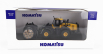 Universal hobbies Komatsu Wa475-10 Ruspa Gommata - Scraper Tractor With Wood Grapple 1:50 Žlutá Černá