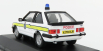 Vanguards Ford england Escort Mkiii Xr3i Police 1990 1:43 Bílá Žlutá