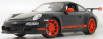 Welly Porsche 911 997 Gt3rs 2010 1:18 Černá Oranžová