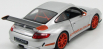 Welly Porsche 911 997 Gt3rs 2010 1:18 Stříbrná Oranžová