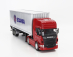 Welly Scania R730 V8 Truck Cassonato 2015 1:32 Červená Stříbrná