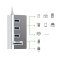 5in1 Aluminum Alloy Docking Station / Card Reader (USB 3.0)