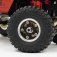 Aluminium CNC Beadlock graphite s pneu pro Axial SCX24, 4ks, zlaté