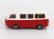 Brekina plast Fiat 238 Minibus 1966 1:87 Červená Bílá