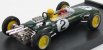 Brumm Lotus F1  25 N 2 Belgium Gp 1963 T.taylor - With Pilot - Figure 1:43 Zelená