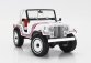 Greenlight Jeep Cj-5 Super Jeep 1973 1:18 Bílá