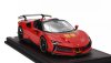 Mr-models Ferrari Sf90 Xx Stradale Spider 2024 - Con Vetrina - With Showcase 1:18 Rosso Scuderia - Červená Žlutá Černá