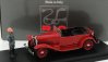 Rio-models Alfa romeo 1750 Torpedo Cabriolet Open With Mussolini Figure And Letter 1926 1:43 Red