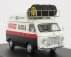 Rio-models Fiat 238 Van Tetto Alto Con Portapacchi - High Roof With Rack - Assistenza Rally Lancia 1973 1:43 Bílá Červená Černá