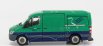 Tiny toys Mercedes benz Sprinter Van Transporter Post Office 2018 1:76 Zelená Modrá