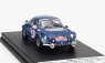 Trofeu Renault Alpine A110 1600 N 167 Rally Montecarlo 1972 Vitor Colaco Marques - Christian Melville 1:43 Blue