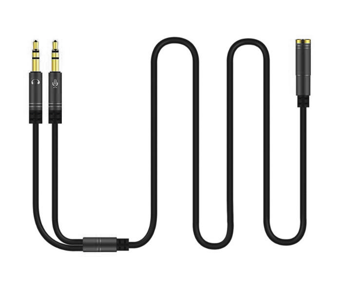 3.5mm Earphone & mikrofon 2in1 adaptér pro počítače (115cm)