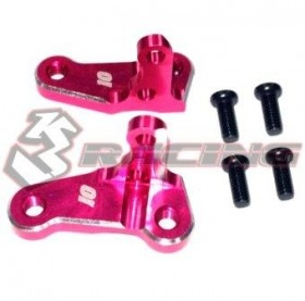 3Racing Sakura Aluminium RWD Castor Mount 10 degree, D4 RWD