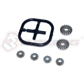 3Racing Sakura Metal Differential Gear Set (10T + 18T)