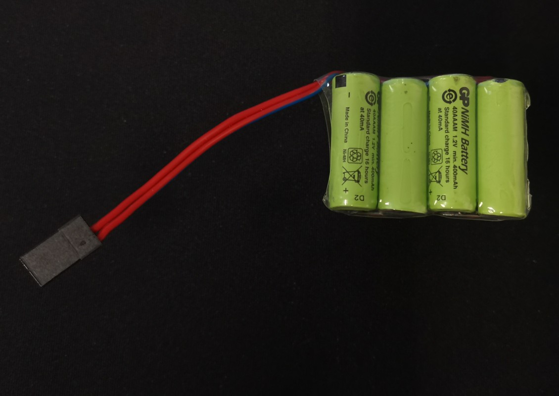 4.8V 400mAh 2/3 AAA GP NiMh (plochý)