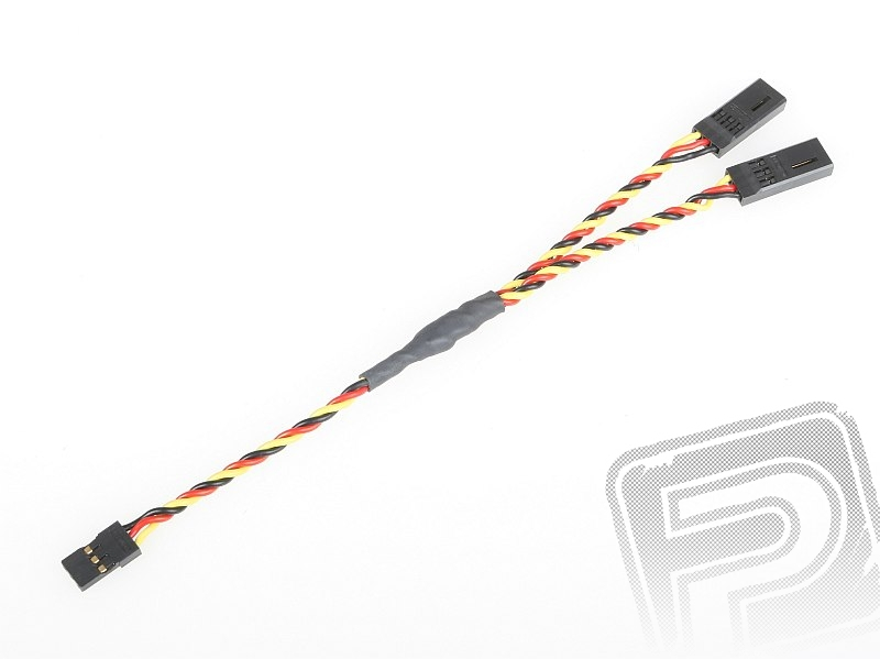 4703 S "Y"-kabel JR kroucený silný krátký (15cm)