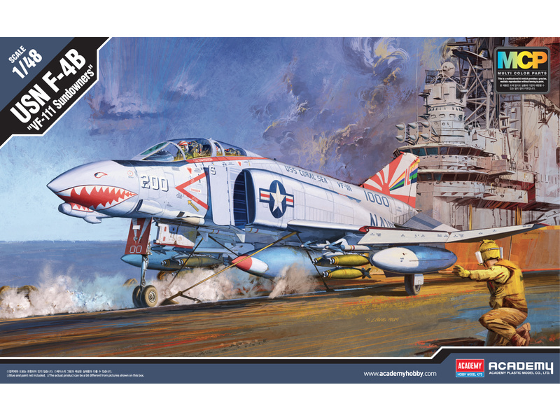 Academy McDonnell F-4B VF-111 Sundowners MCP (1:48)