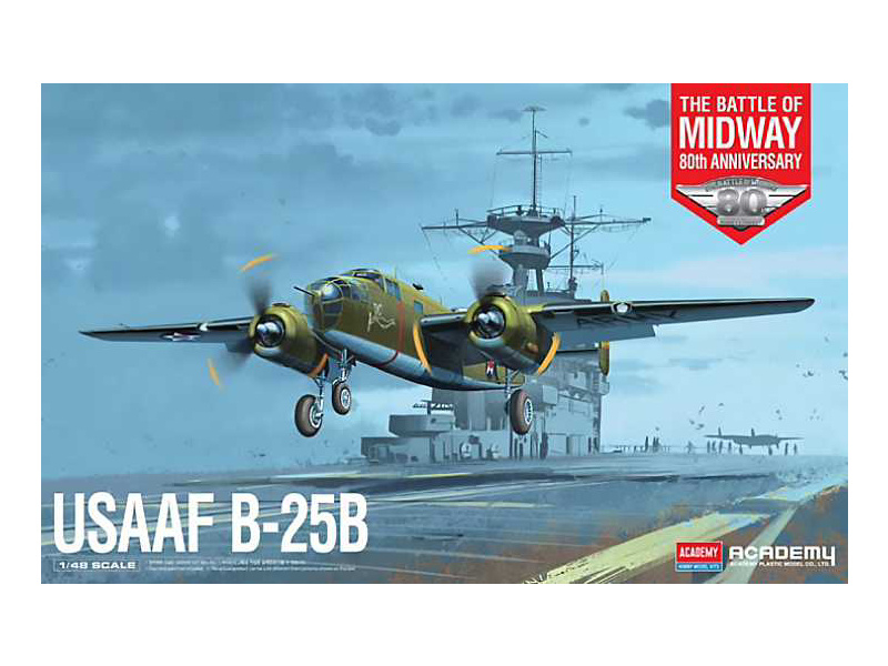 Academy North American B-25 Mitchell USAAF Doolittle Raid (1:48)