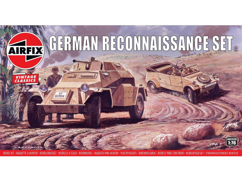 Airfix German Reconnaisance Set (1:76) (Vintage)