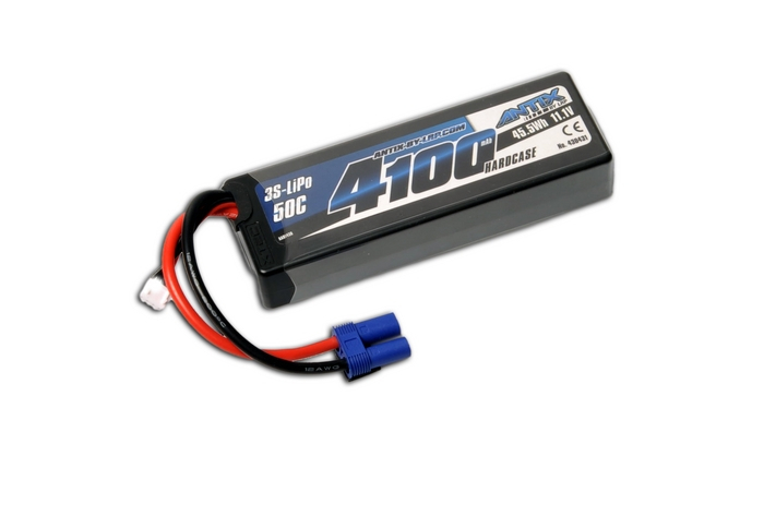 ANTIX by LRP 4100mAh - 11.1V - 50C LiPo Car Stickpack Hardcase - EC5 konektor