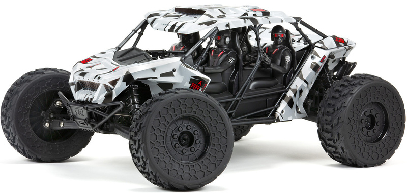 RC auto Arrma Firearm 6S BLX 1:7 4WD RTR, bílá