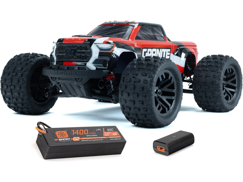 Arrma Granite Grom 1:18 4WD Smart RTR červená