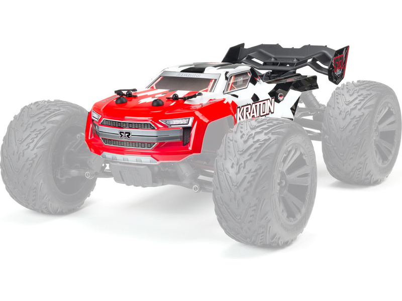 Arrma karosérie červená: Kraton 4S 4x4