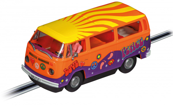 Auto Carrera D132 - 31095 VW Bus T2b Peace&Love