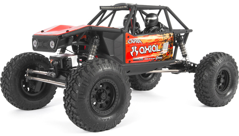 RC auto Axial Capra 1.9 4WD 1:10 RTR, červená