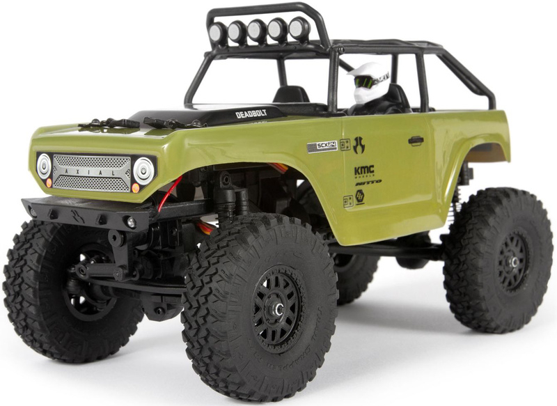 RC auto Axial SCX24 Deadbolt 1:24 4WD RTR, zelená