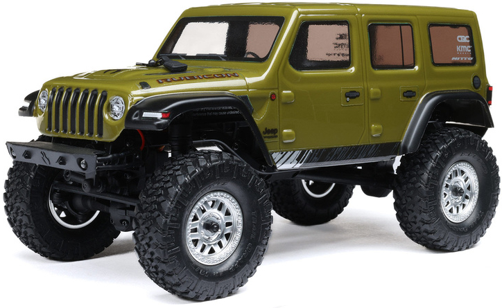 Axial SCX24 Jeep Wrangler JLU CRC 2019 V2 1:24 4WD RTR zelený