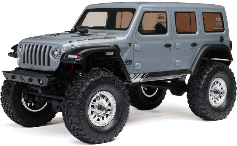 Axial SCX24 Jeep Wrangler JLU CRC 2019 V3 1:24 4WD RTR šedý