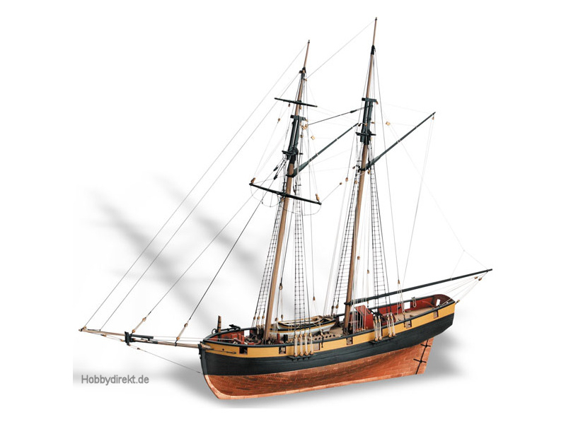 CALDERCRAFT H.M. Pickle škuner 1805 1:64 kit