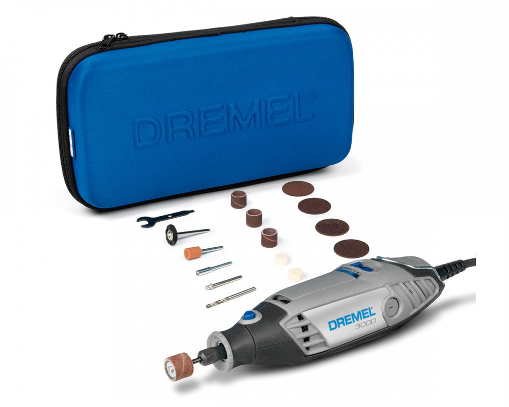 Dremel 3000 JC mikronářadí 130W, 15ks, textilní kufr