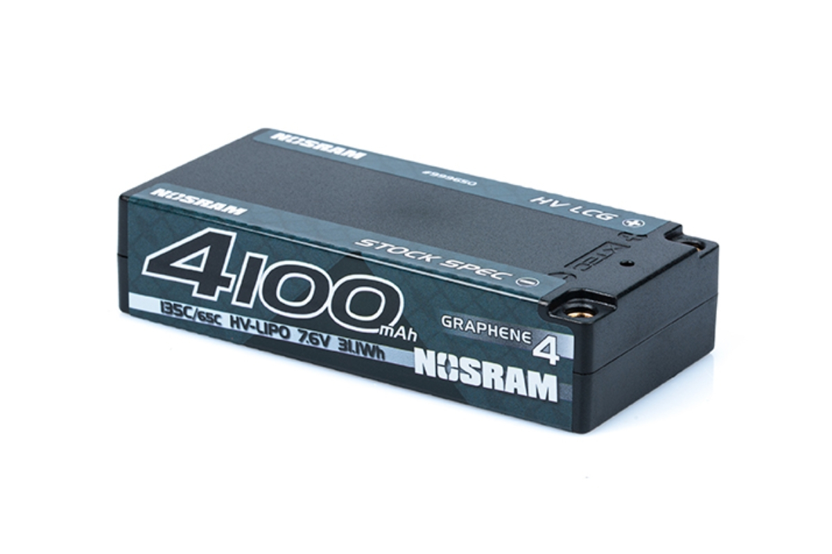 HV LCG Stock Spec Shorty GRAPHENE-4 4100mAh Hardcase Akku - 7.6V LiPo - 135C/65C