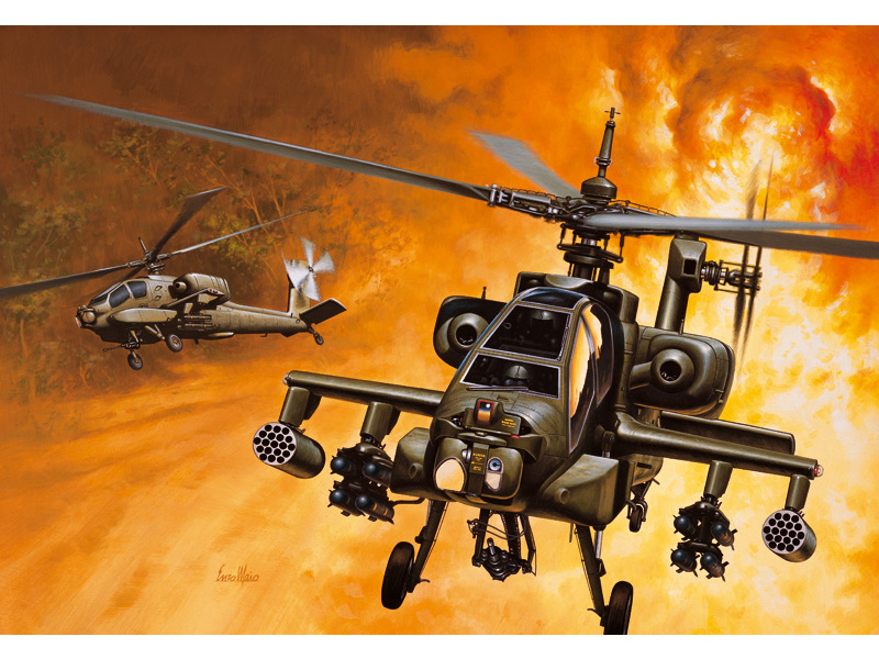 Italeri Boeing AH-64A Apache (1:72)