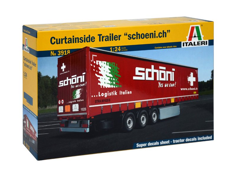 Italeri Curtainside Trailer (1:24)