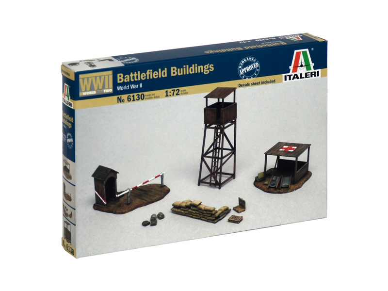 Italeri diorama - BATTLEFIELD BUILDINGS (1:72)