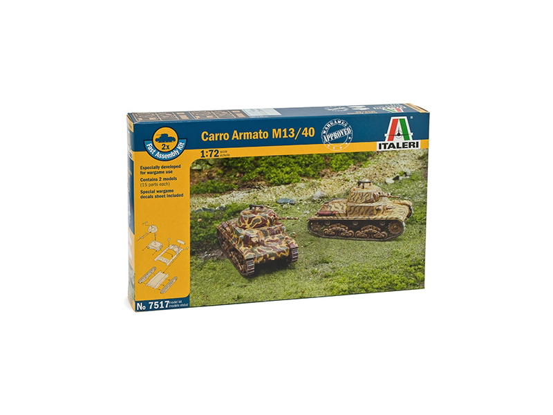 Italeri Easy Kit - Carro Armato M13/40 (1:72)