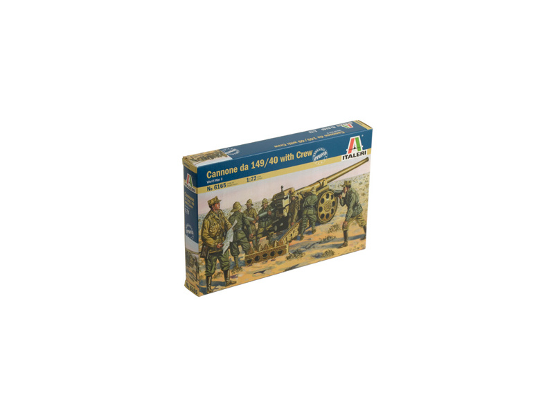 Italeri figurky - WWII Cannone da 149/40 with Crew (1:72)