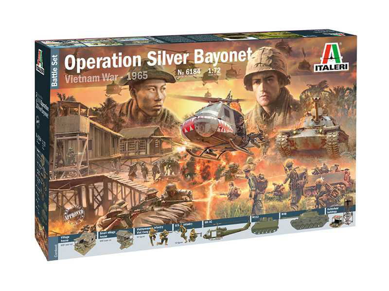 Italeri vietnamská válka - Operation Silver Bayonet 1965 (1:72)