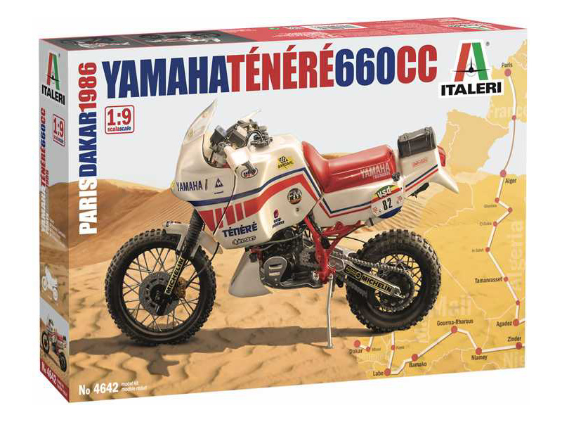 Italeri Yamaha Tenere 660 cc Paris Dakar 1986 (1:9)