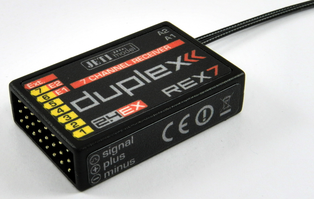 JETI DUPLEX REX 7 Assist 2,4Ghz přijímač