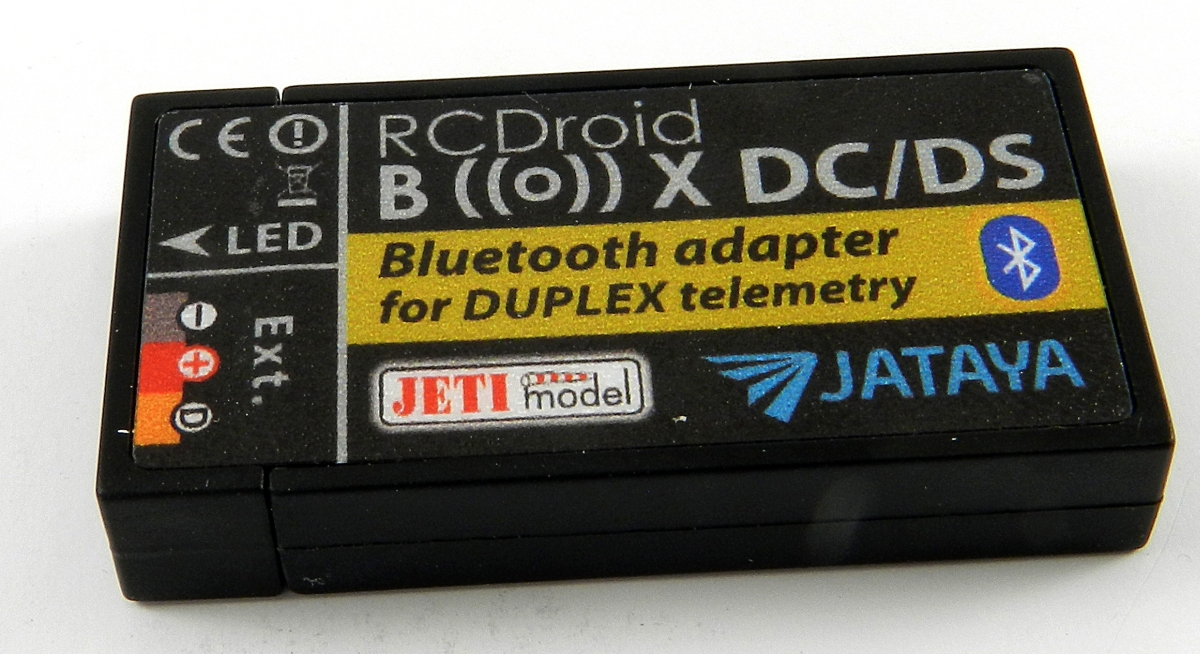 JETI RC DROID - Bluetooth adapter Duplex/Android - DC/DS