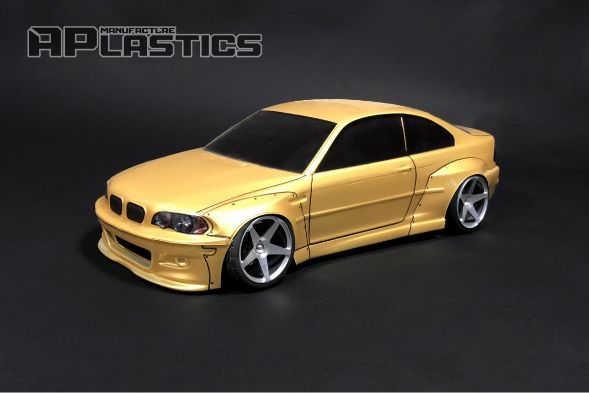 Karoserie APlastics - BMW E46 M3 Wide - 1/10, 196mm