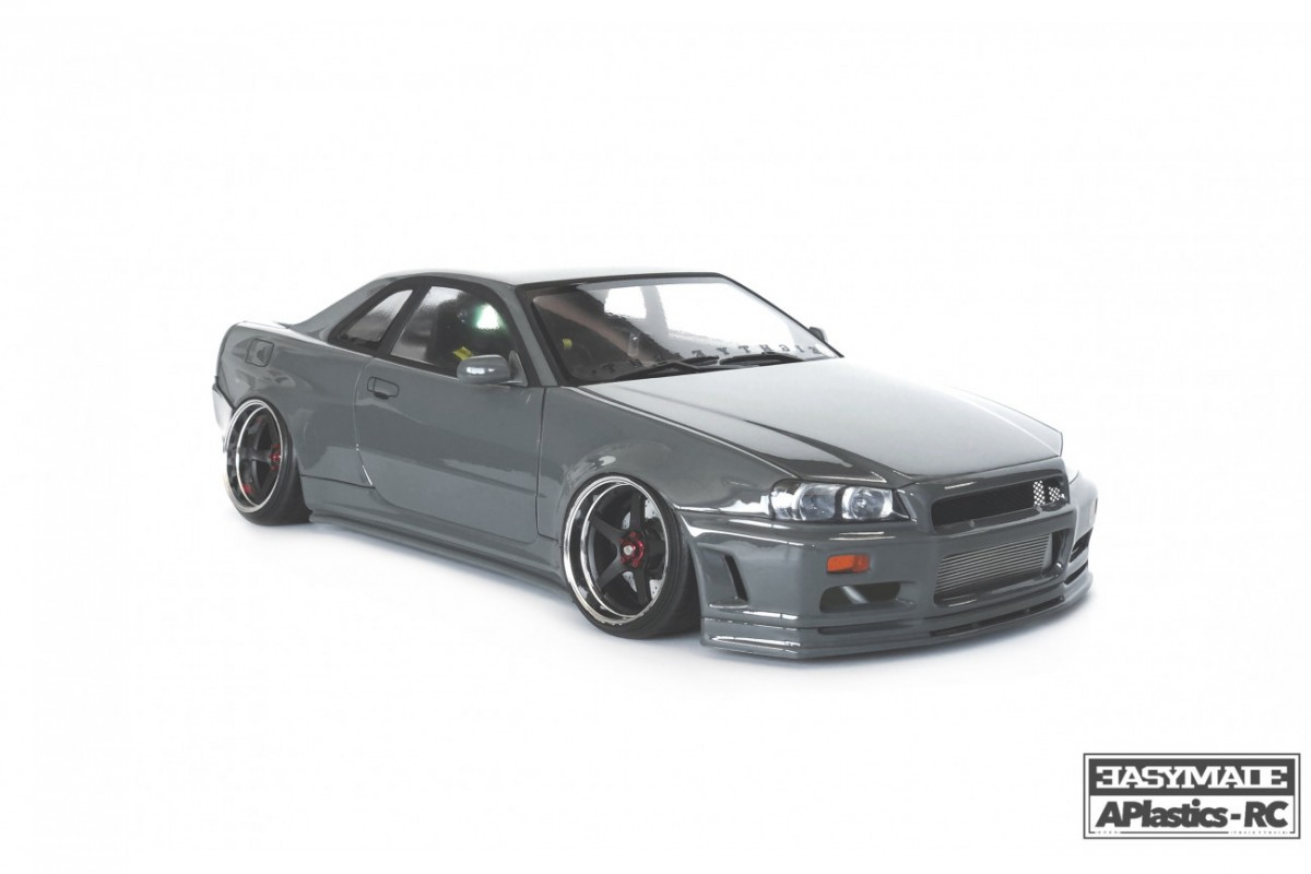 Karoserie APlastics - Nissan R34 Skyline - 1/10, 196mm