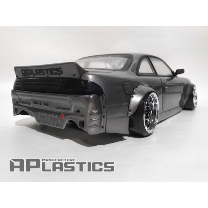 Karoserie APlastics - S14 Boss Bluebird/Sunny Rear Underbumper - 1/10